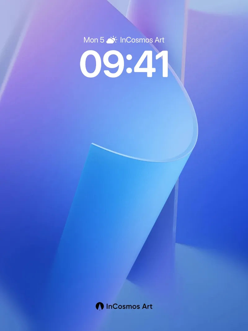 Serenity Fold Wallpaper with Ethereal Light