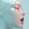 Serenity Glass Wallpaper with Liquid Light wallpaper for iPhone, iPad & Mac