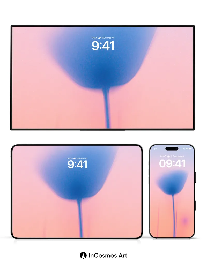 Serenity Bloom Wallpaper with Ethereal Hue