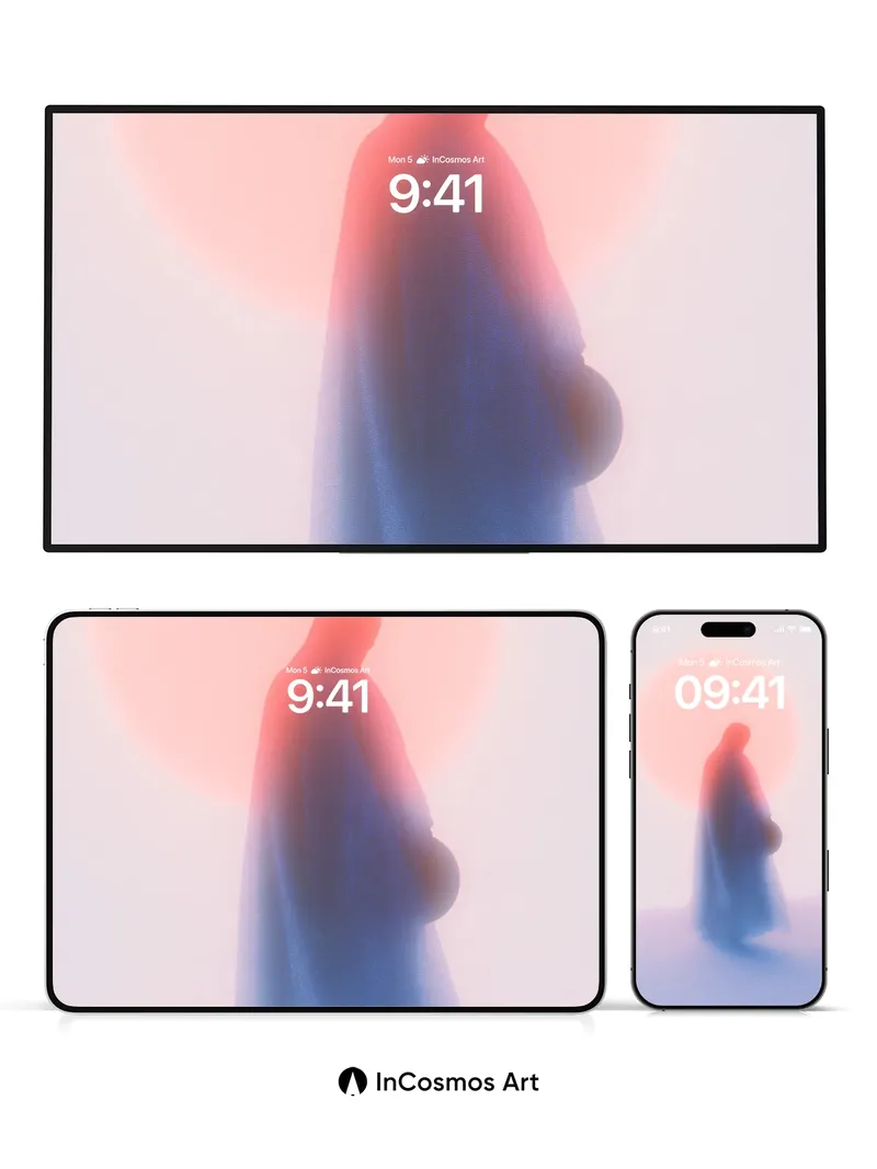 Serenity Veil Wallpaper with Ethereal Light