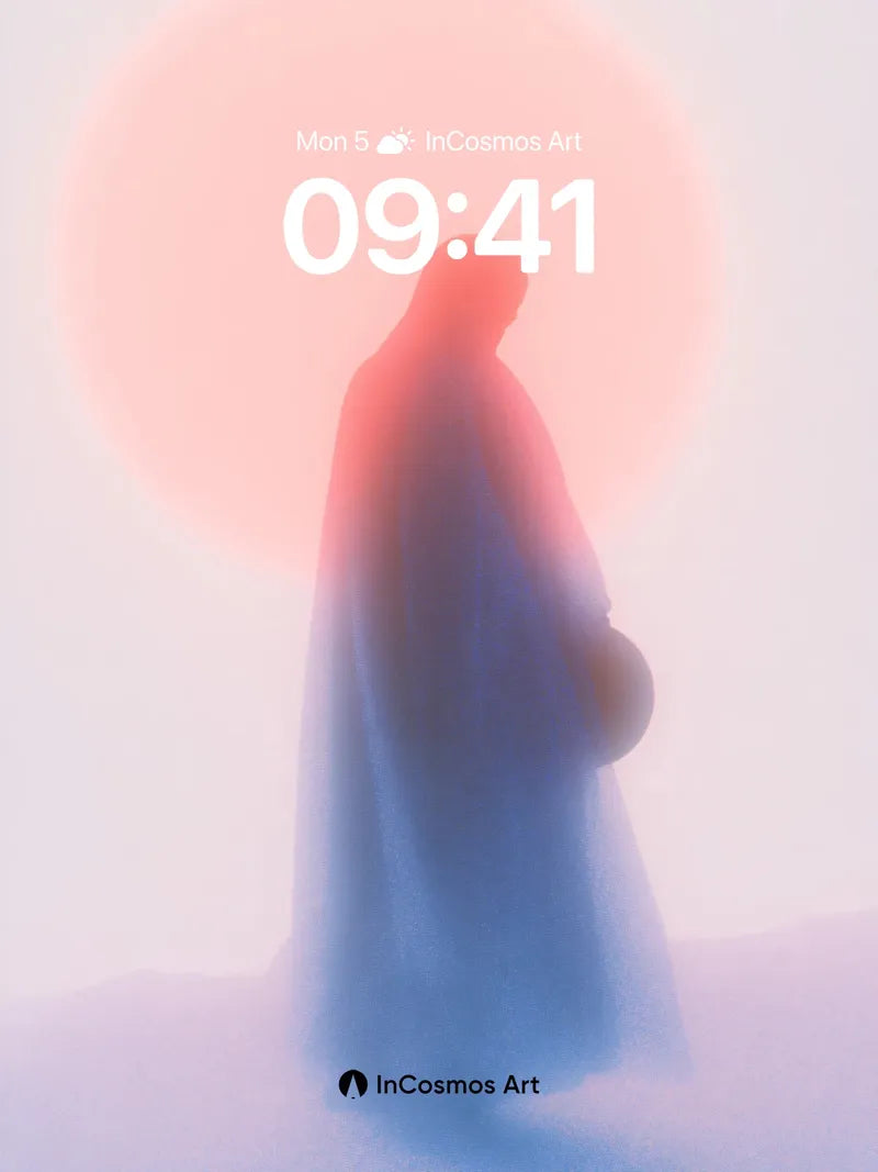 Serenity Veil Wallpaper with Ethereal Light