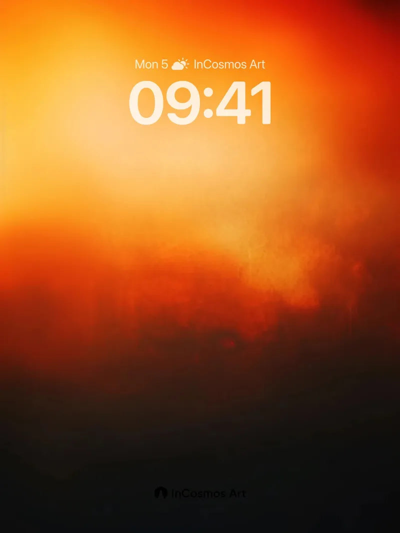 Incandescent Sky Wallpaper with Smoldering Hues