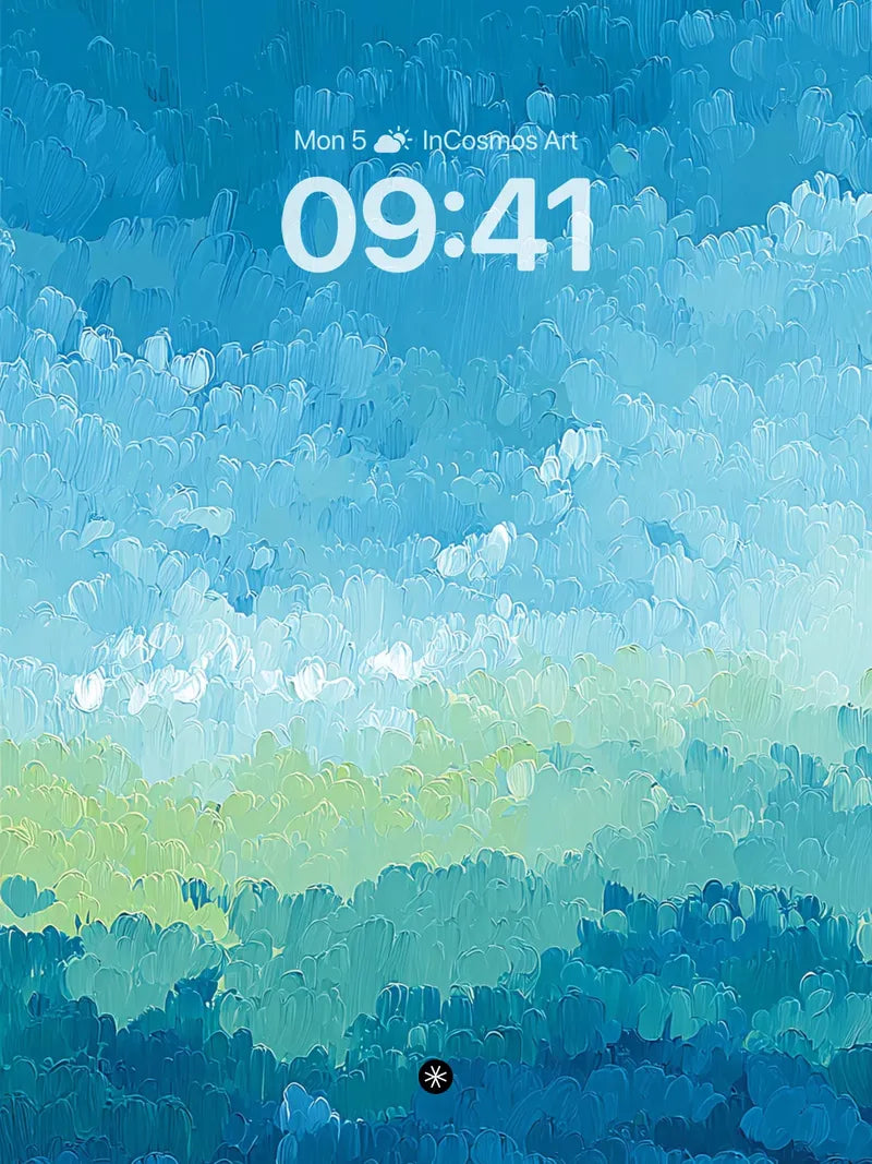 Serene Ocean Gradient Wallpaper