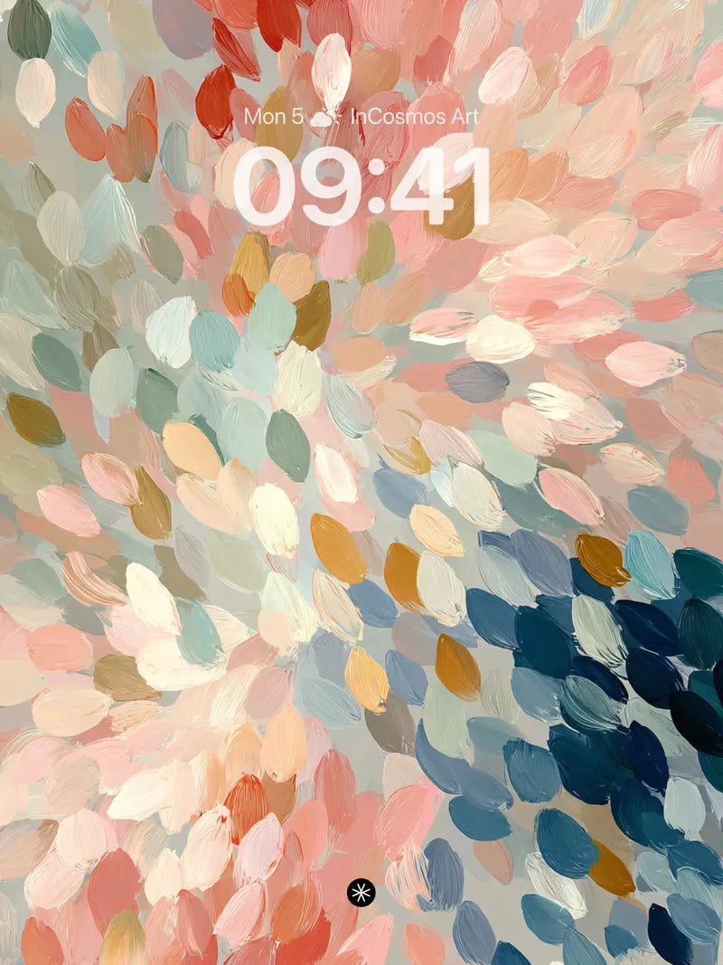 Pastel Brushstroke Wallpaper with Soft Harmony wallpaper for iPhone, iPad & Mac