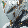 Frost-etched Sentinel Wallpaper with Golden Veins wallpaper for iPhone, iPad & Mac