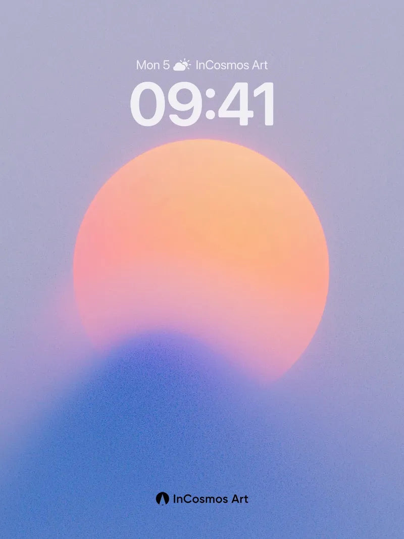 Serene Horizon Wallpaper with Soft Gradient Hues