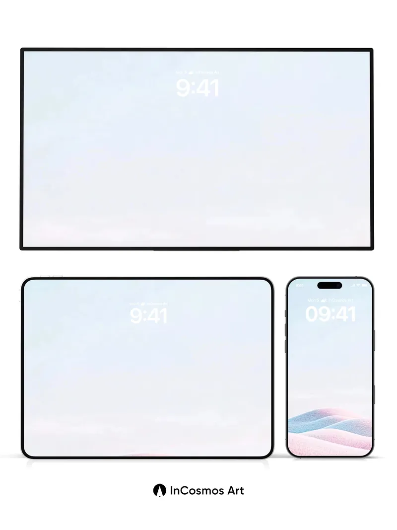 Serenity Dunes Wallpaper with Breathable Light