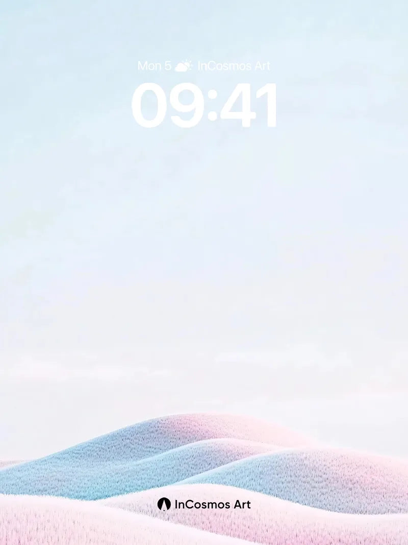 Serenity Dunes Wallpaper with Breathable Light