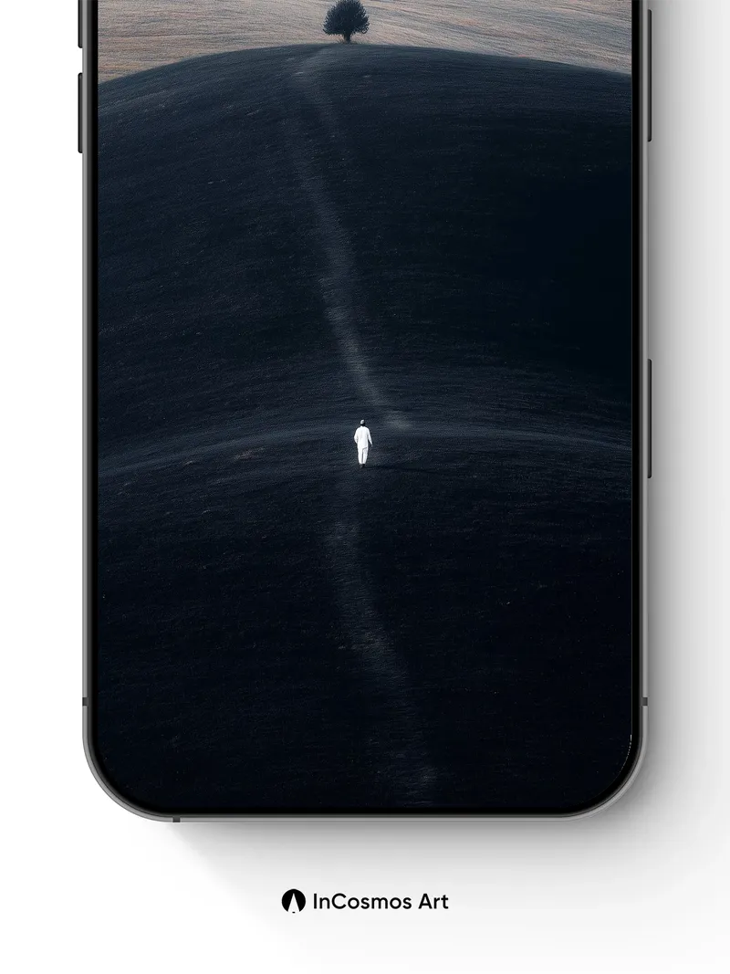 Solitary Path Wallpaper with Midnight Soil