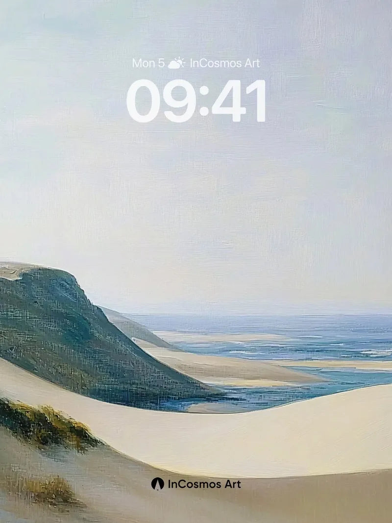 Serenity Dune Wallpaper with Horizon Hush