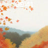 Autumn Hush Wallpaper with White Cat wallpaper for iPhone, iPad & Mac