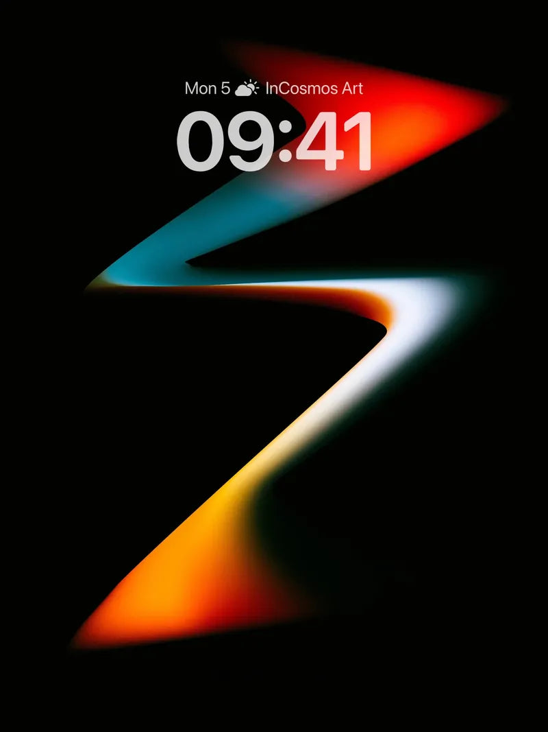 Electric Pulse Wallpaper with Neon Flow