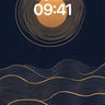 Golden Horizon Wallpaper with Woven Light wallpaper for iPhone, iPad & Mac