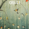 Whispering Canopy Wallpaper with Feathered Light wallpaper for iPhone, iPad & Mac