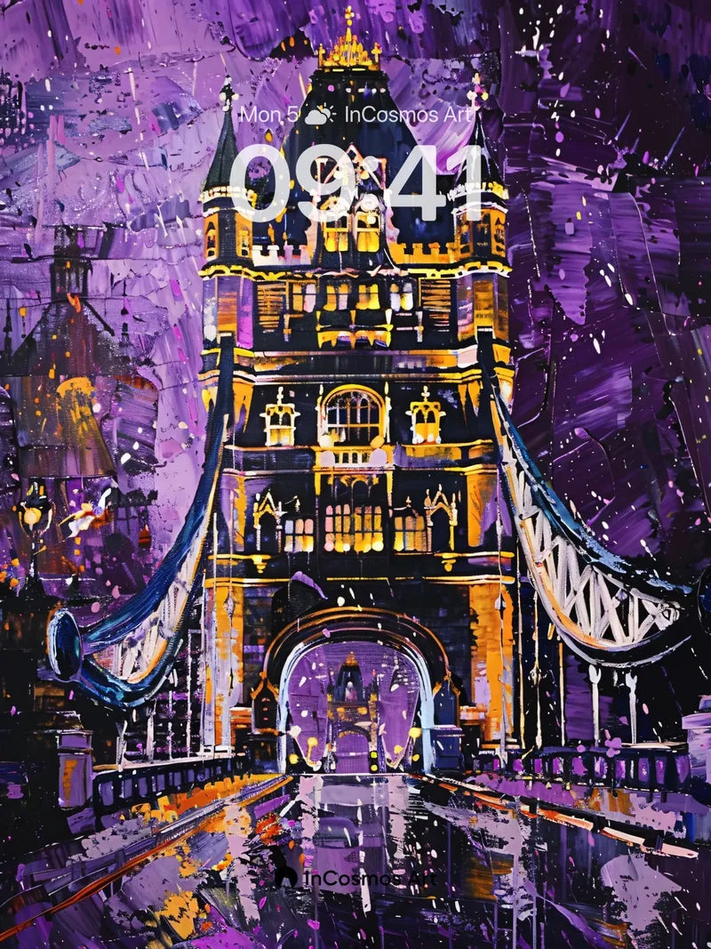 Lavender Echoes Wallpaper with Gothic Whispers