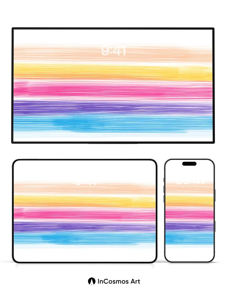 Whispering Rainbow Wallpaper with Soft Blur