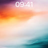 Crimson Horizon Wallpaper with Ethereal Light wallpaper for iPhone, iPad & Mac