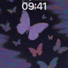 Luminous Mirage Wallpaper with Floating Butterflies wallpaper for iPhone, iPad & Mac