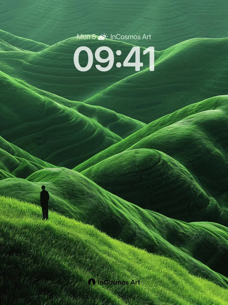 Serenity Ridge Wallpaper with Whispering Grass