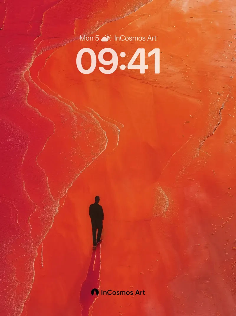 Solitary Shadow Wallpaper on Crimson Tides