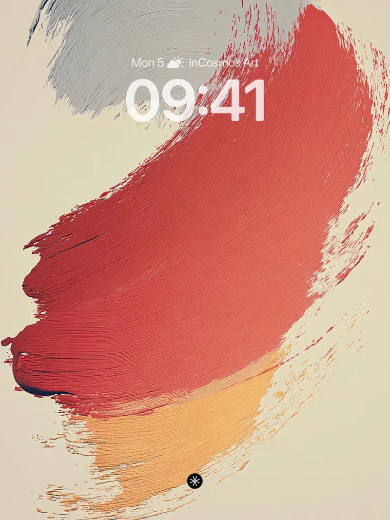 Fluid Brushstroke Harmony Wallpaper wallpaper for iPhone, iPad & Mac