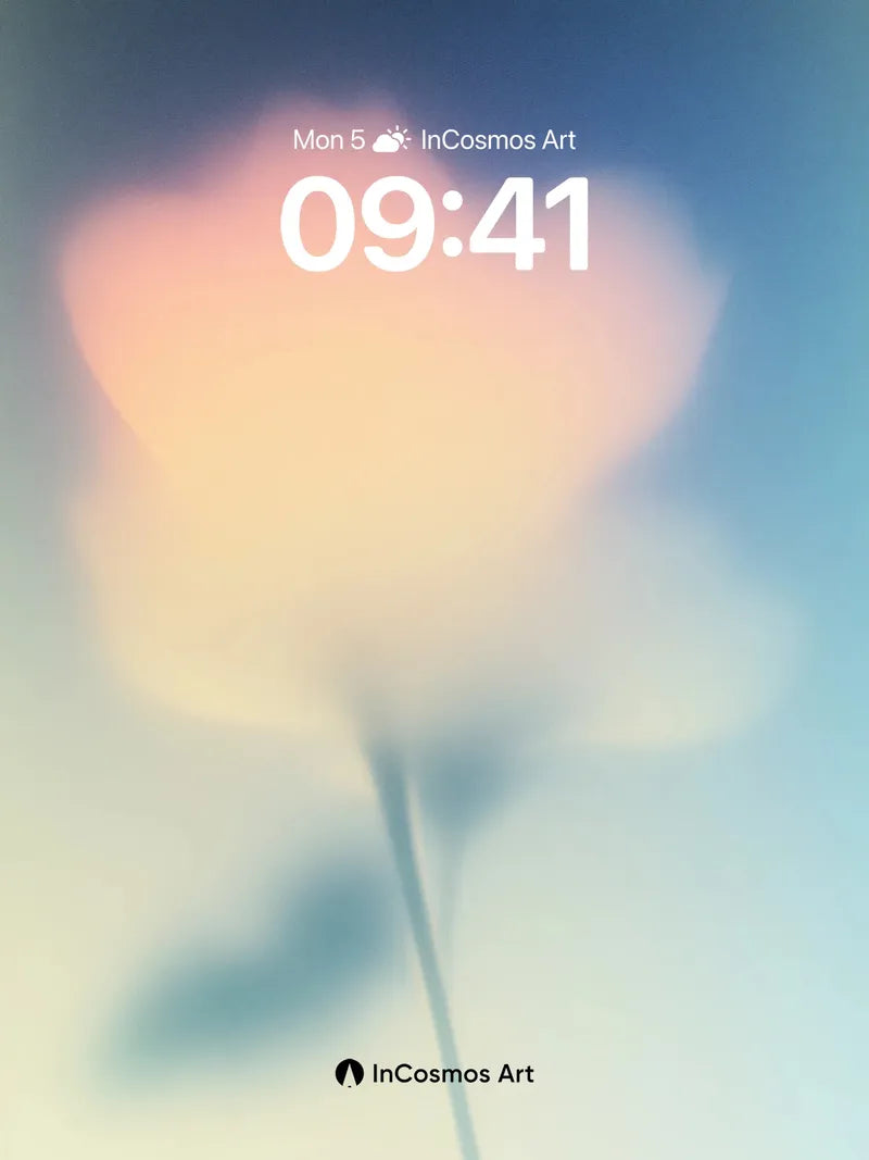 Soft Mirage Wallpaper with Ethereal Bloom