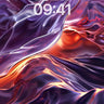 Luminous Abyss Wallpaper with Molten Veins wallpaper for iPhone, iPad & Mac