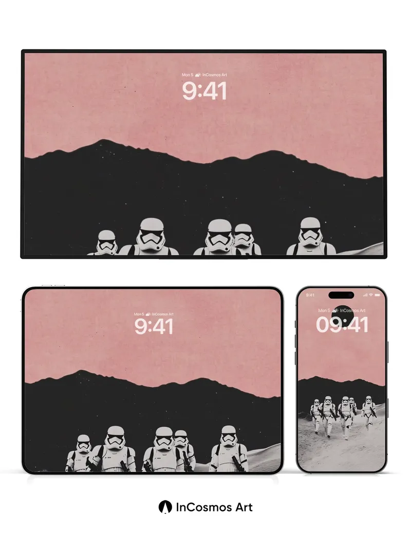 Desert Echo Wallpaper with Stormtrooper March