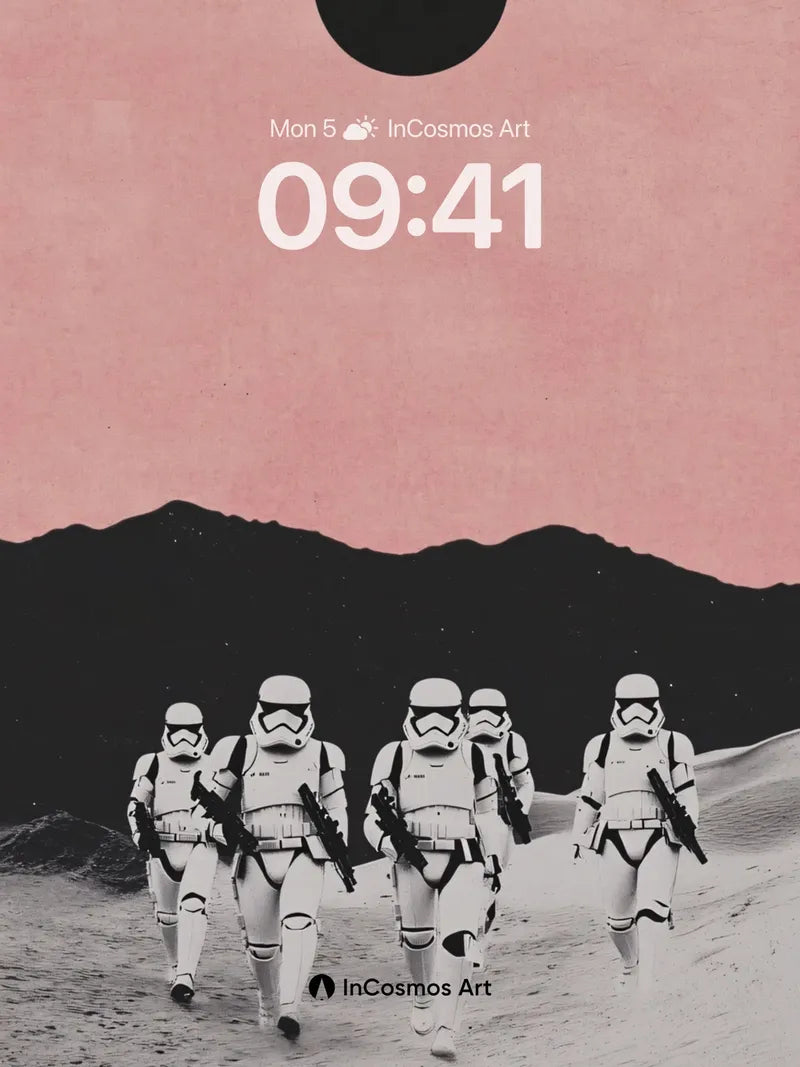 Desert Echo Wallpaper with Stormtrooper March