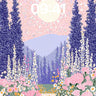 Luminous Meadow Wallpaper with Starry Sky Path wallpaper for iPhone, iPad & Mac