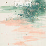 Serene Ink Wash Wallpaper with Abstract Tower wallpaper for iPhone, iPad & Mac