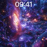 Cosmic Veil Wallpaper with Nebula Pulse wallpaper for iPhone, iPad & Mac