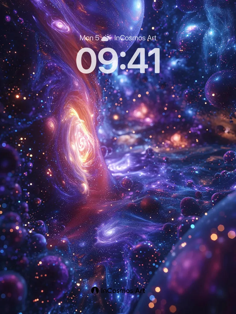 Cosmic Veil Wallpaper with Nebula Pulse