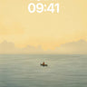 Serenity Drift Wallpaper with Golden Hush wallpaper for iPhone, iPad & Mac