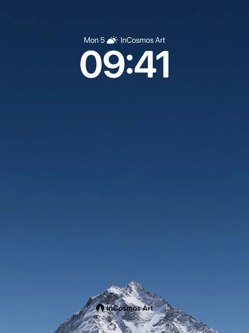 Serenity Peak Wallpaper with Frozen Light