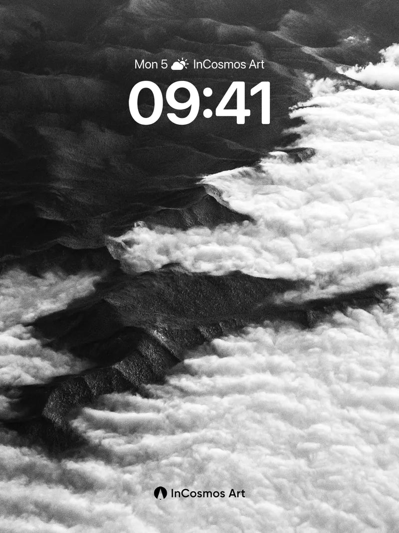 Shadowed Ridge Wallpaper with Cloud Veil