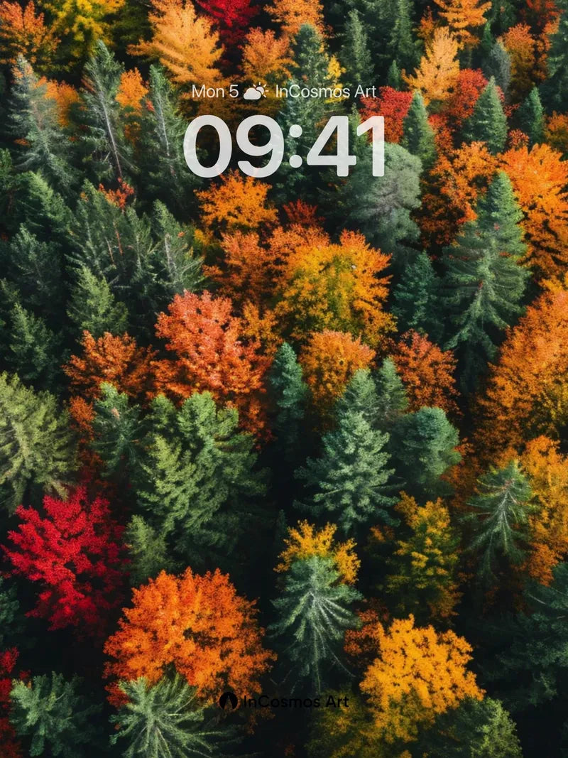 Autumn Pulse Wallpaper with Forest Breath