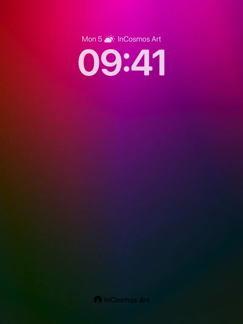 Velvet Hush Wallpaper with Cosmic Gradient