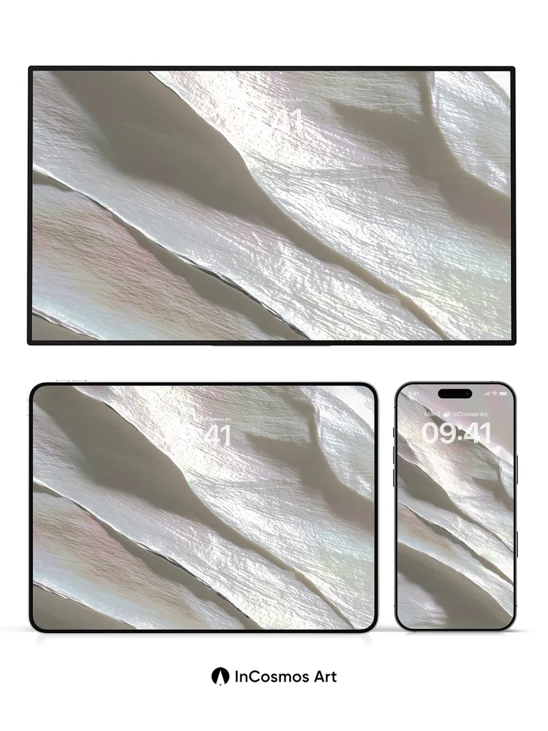 Luminous Silk Wallpaper with Ethereal Sheen