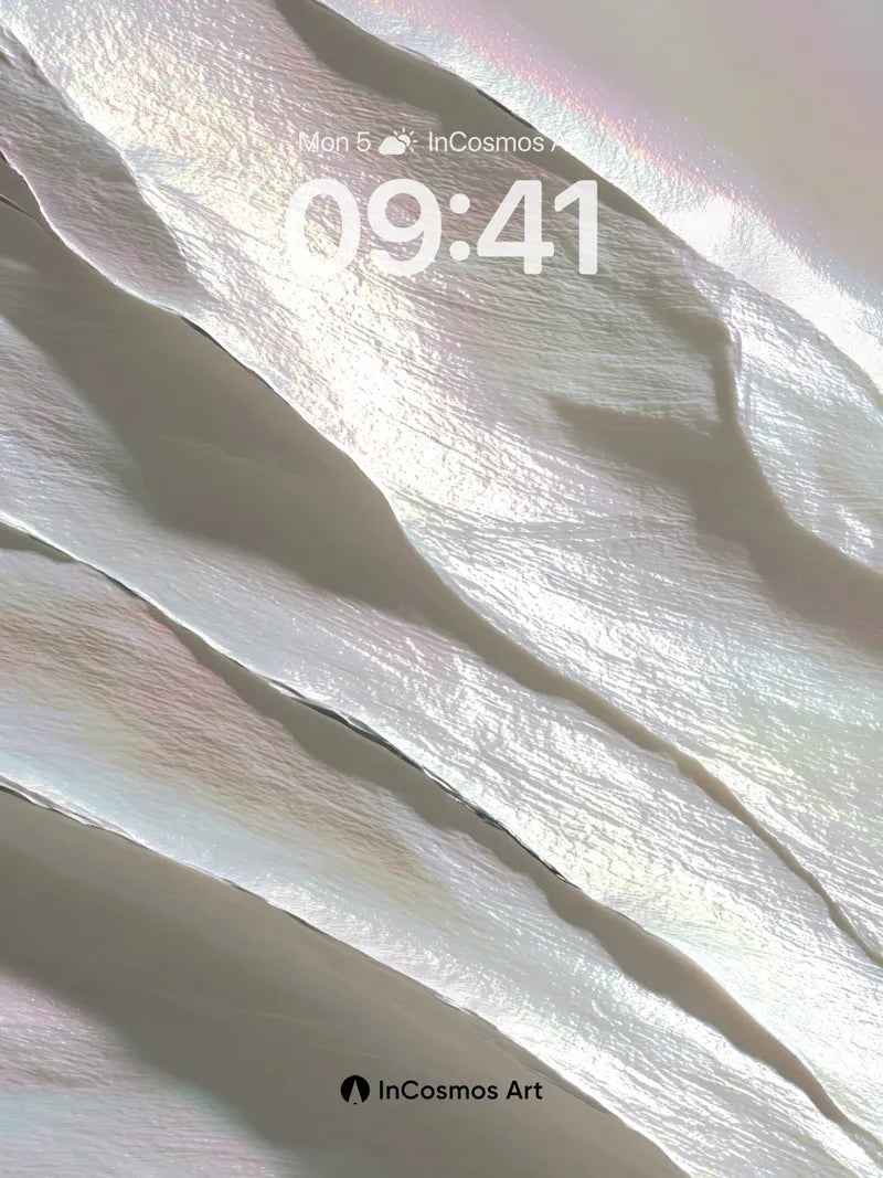 Luminous Silk Wallpaper with Ethereal Sheen