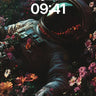 Silent Bloom Wallpaper with Cosmic Garden wallpaper for iPhone, iPad & Mac