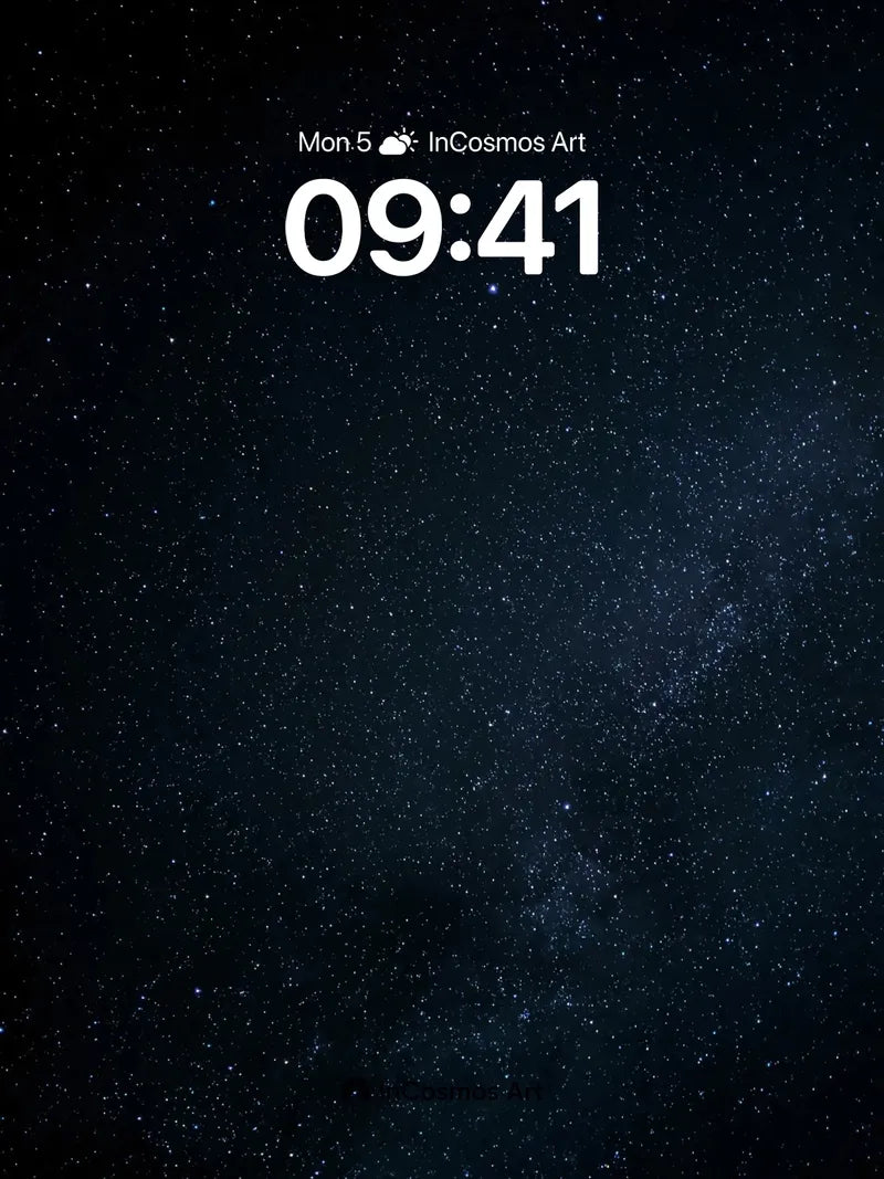 Silent Galaxy Wallpaper with Starlight Veil