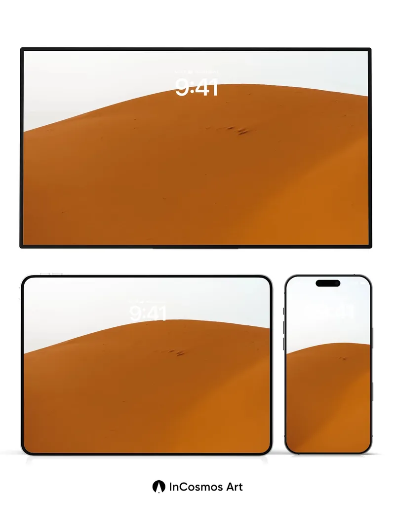Serenity Dune Wallpaper with Soft Horizon