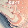Blush Fluid Mirage Wallpaper with Haze Veins wallpaper for iPhone, iPad & Mac