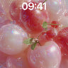 Luminous Fruit Wallpaper with Iridescent Bubbles wallpaper for iPhone, iPad & Mac