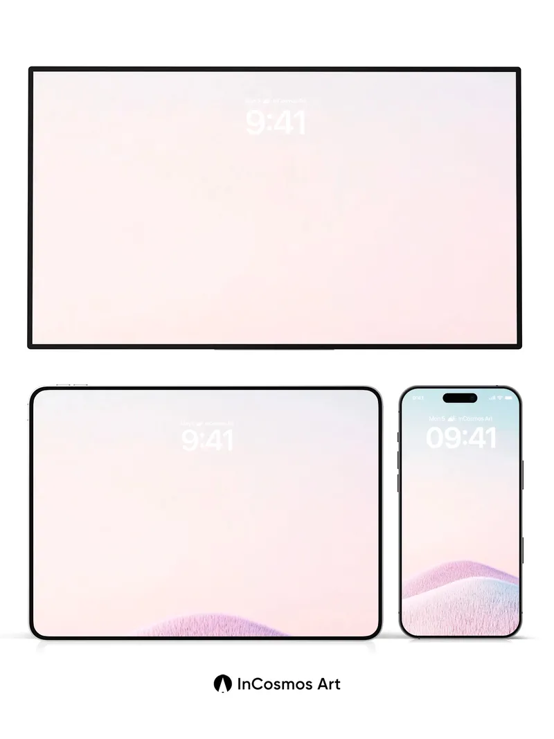 Serenity Dunes Wallpaper with Whispering Light