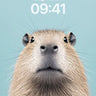 Curious Gaze Wallpaper with Soft Fur Texture wallpaper for iPhone, iPad & Mac