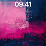 Neon Pulse Wallpaper with Textured Depth wallpaper for iPhone, iPad & Mac