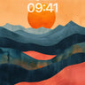 Serenity Wave Wallpaper with Sunlit Depths wallpaper for iPhone, iPad & Mac