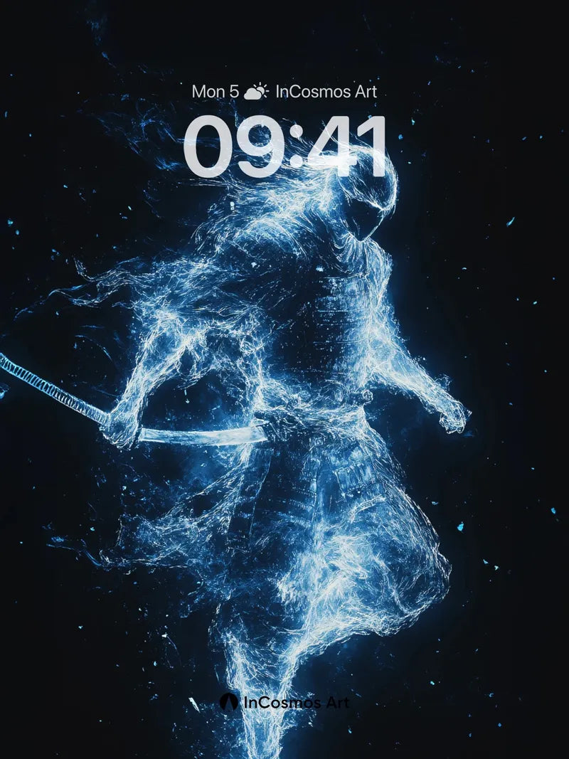 Electric Phantom Wallpaper with Samurai Soul